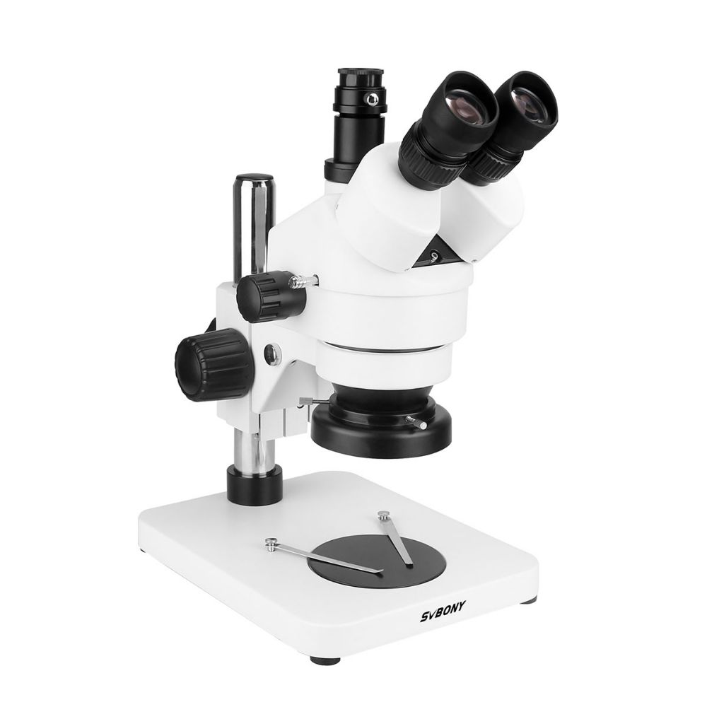 SVBONY SM402 Профессиональный Трехокулярный Стереоскопический Зум-Микроскоп с Увеличением 7X-45X 