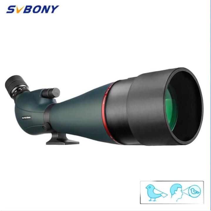 SVBONY SV406 25-75x100 Зрительная труба HD IPX7 K9 двойной скоростной фокус для наблюдения за птицами
