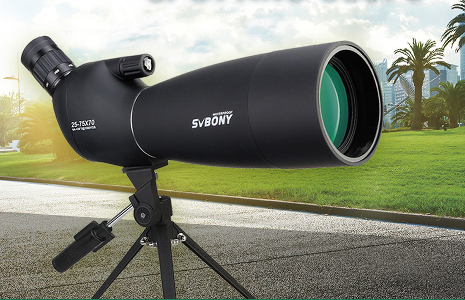 Svbony 25 75x70mm зрительная труба sv28 телескоп обзор