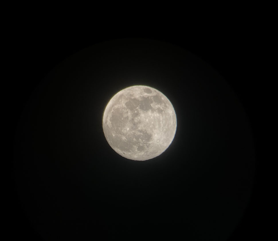 Наблюдение за Луной с SV406p